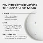 Caffeine 3% + Escin 1% Face Serum - Image 4